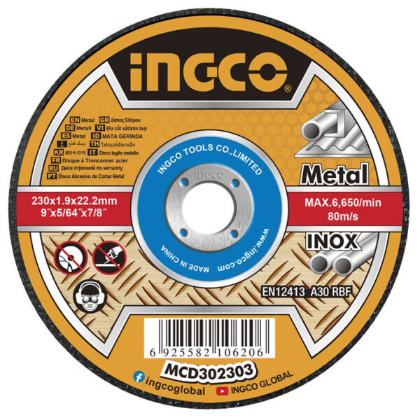 Disco Taglio per Metallo 230x1,9MM