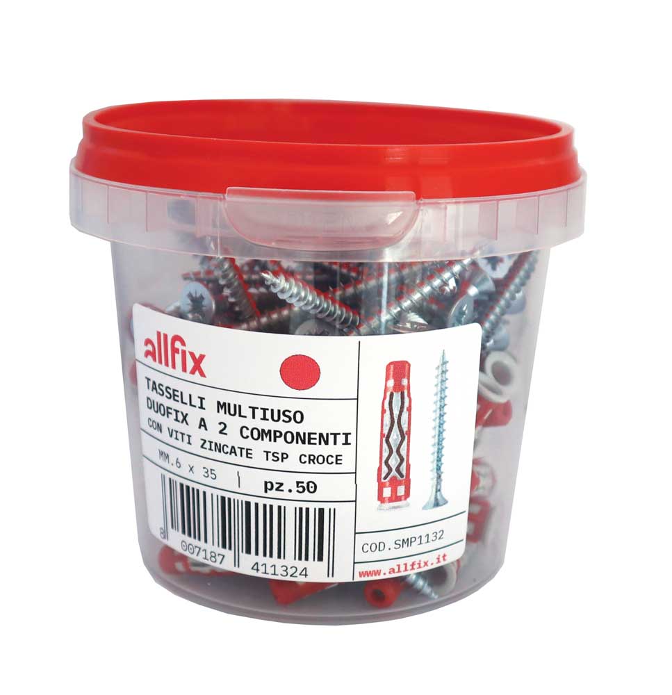 X25 Tasselli In Nylon Con Viti 2.5x35 Mm | Per Bricolage E Fai Da Te - Foto 9