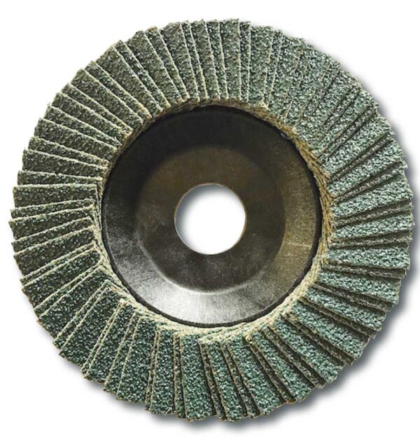 Disco lamellare abrasivo al zirconio diametro 115 mm. - immagine 2