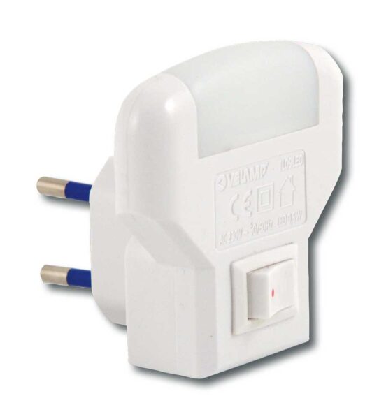 Punto luce Twilight led con interruttore on/off presa V