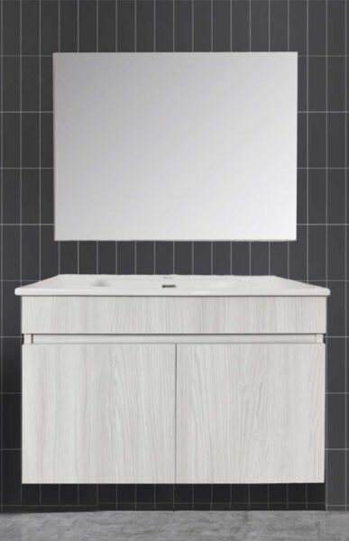 Mobile bagno sospeso due ante "CORTINA"