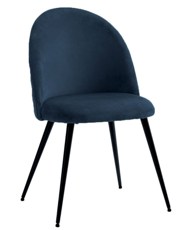 Sedia con copertura in velluto "MARINA"