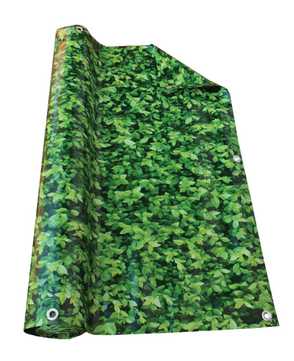 Telo frangivista occhiellato in pvc in rotolo da 6 mt.