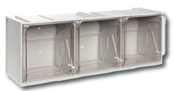 Cassettiera Crystal box cb 50/4s - 3 cassetti mm.600x200x215