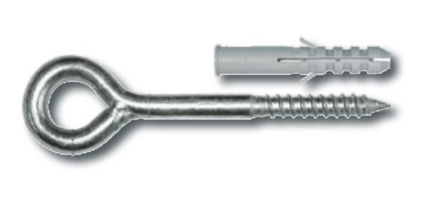 Golfare (diam.23) c/filetto legno, con tassello nylon mm.14x100(pz.15)