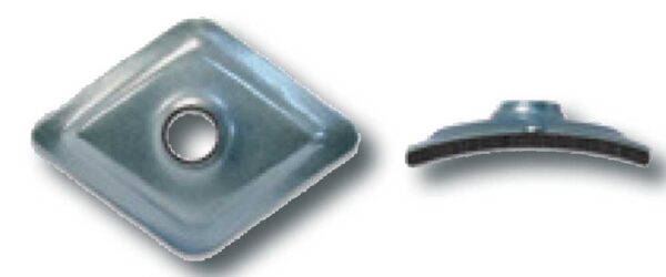 Rondella in acciao zincato c/guarnizione espanso mm.27x27 (pz.100)