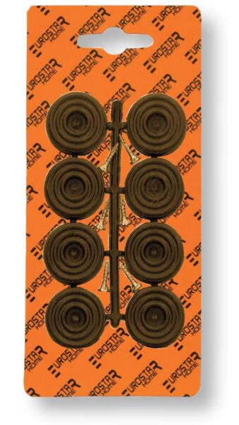 Sottosedia marrone in blister da 8 pz.