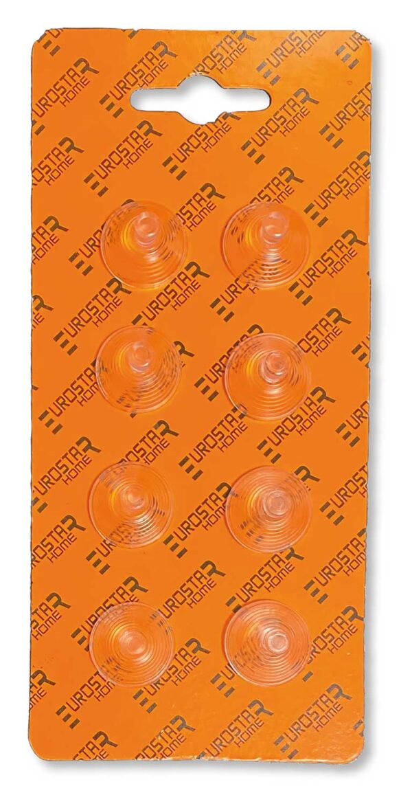 Ventose con sfera trasparenti in blister