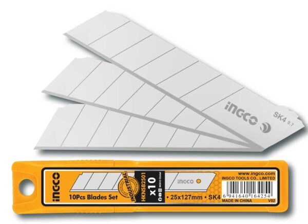 Set 10 lame a spezzare 25x127mm