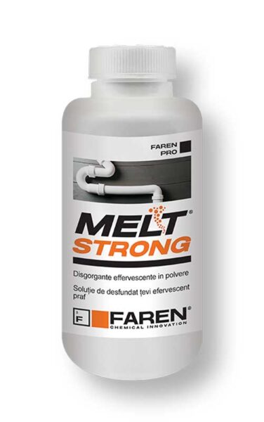 MELT STRONG Disgorgante in polvere effervescente 600 gr.
