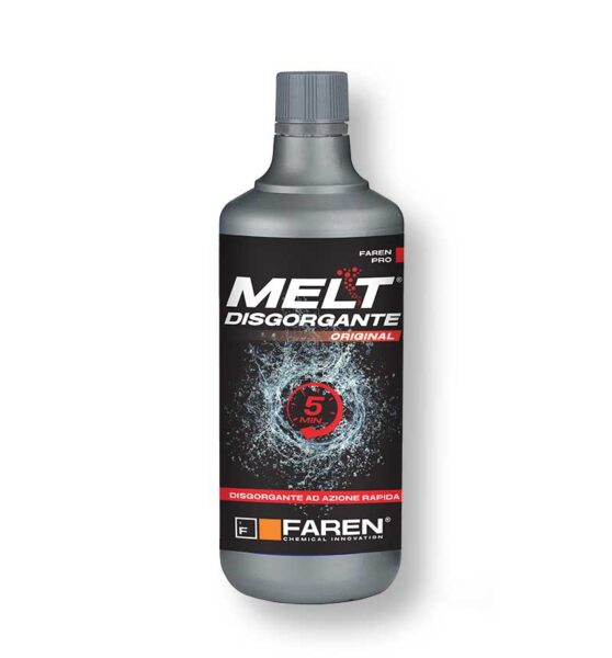 MELT ORIGINAL Disgorgante acido professionale 750 ml.