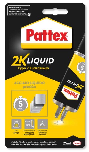 Pattex acciaio liquido gr.35 siringa