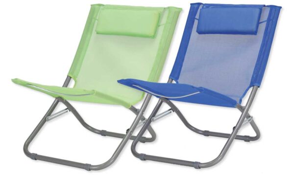 Spiaggina acciaio texilene
