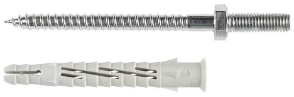 Tassello ancorante prolungato nylon con vite ACZ doppio filetto