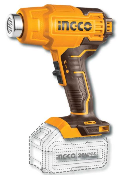 Termosoffiatore a batteria 20V Nudo