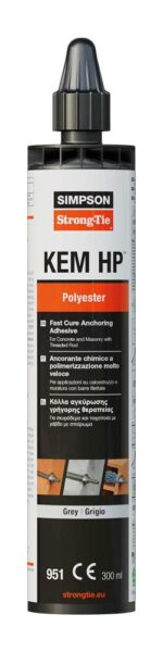 Tassello Chimico Poliestere 300ml+2 Mixer