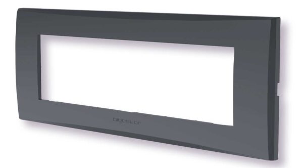 Placche a 7 moduli in plastica Serie Plana