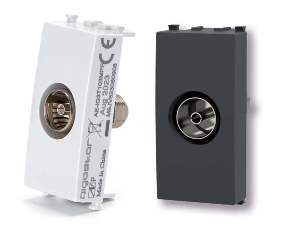 Presa per antenna TV(femmina)Serie Plana