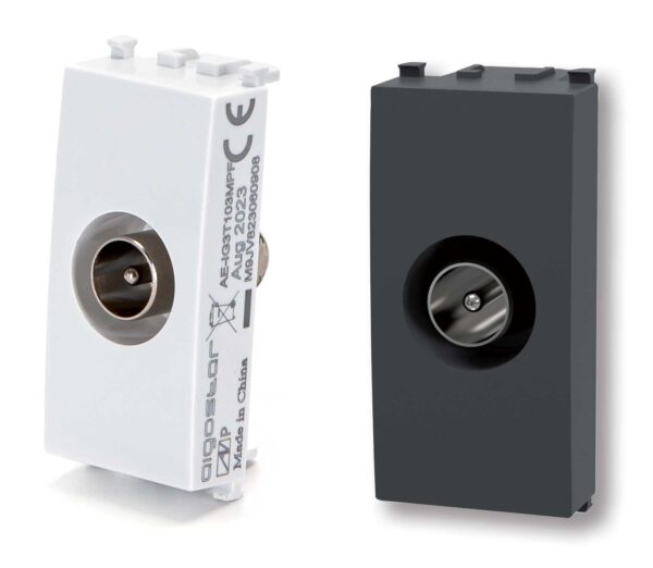 Presa per antenna TV(maschio)Serie Plana