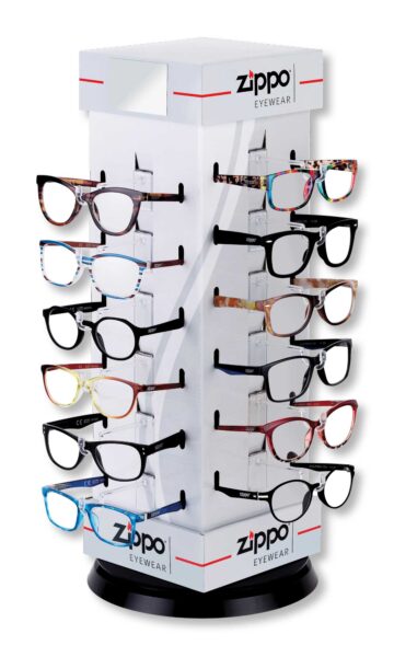 Espositore 24 occhiali ZIPPO