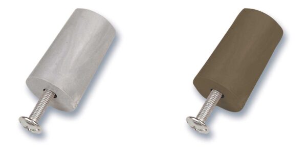 Tappi di arresto per tapparelle in PVC con viti