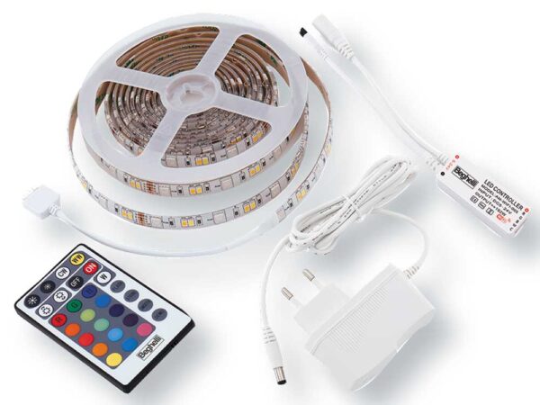 Strip Led RGB + WCCT 230v 24W IP44 2540Lm 2 metri