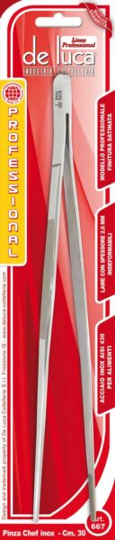 Pinza chef inox 18/10 cm.30