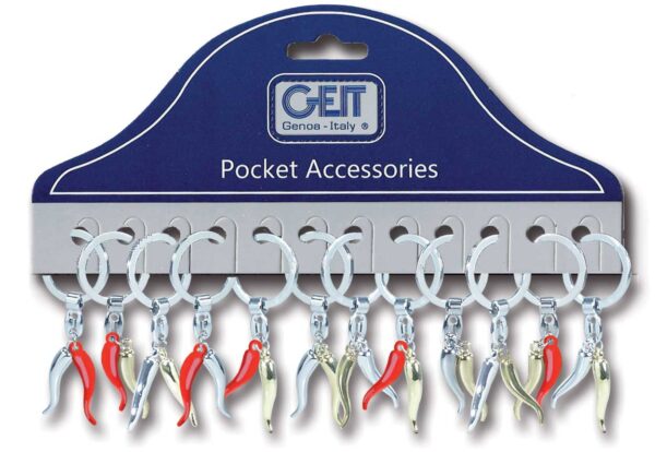 Cartella 12 portachiavi HC-DUOBLE-MINI-HORN