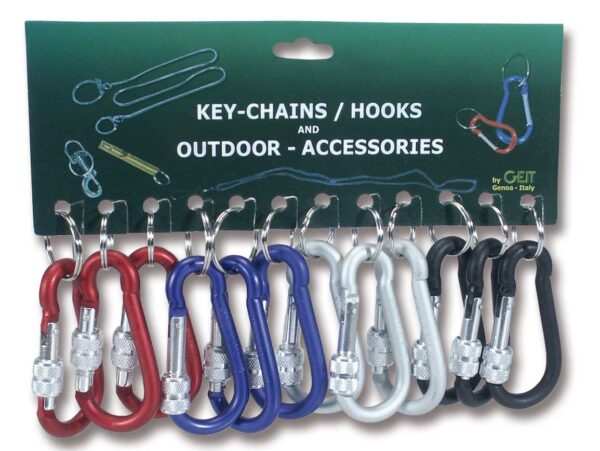 Cartella 12 ganci 8-Shape G Lock misura 8 colori assortiti