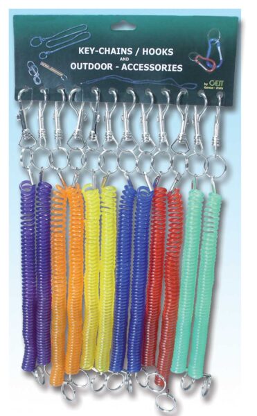Cartella 12 portachiavi Jumbo Spiral Color colori assortiti