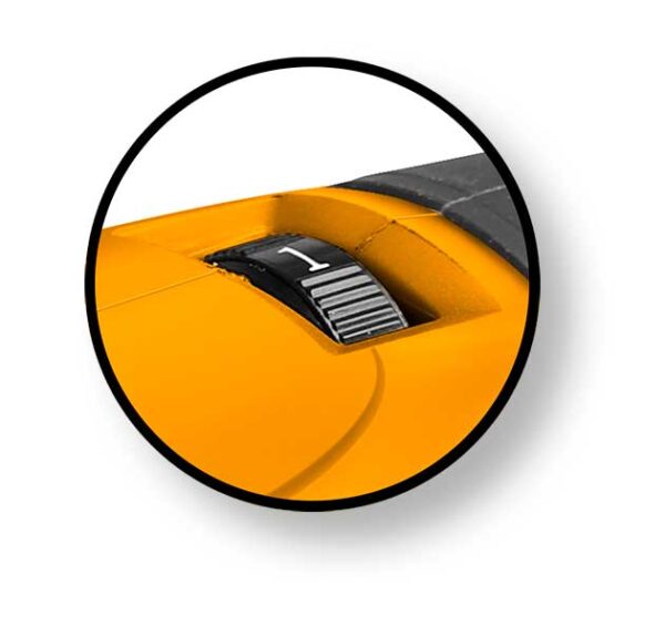 Smerigliatrice angolare 125mm-1100W con regolazione velocità - immagine 3