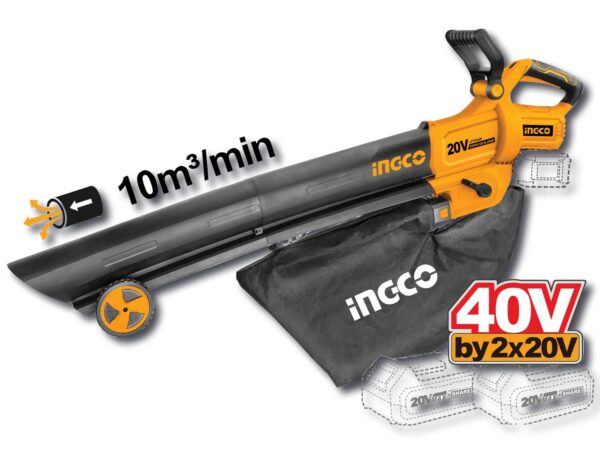 Soffiatore/Aspiratore a batteria 40V Nudo