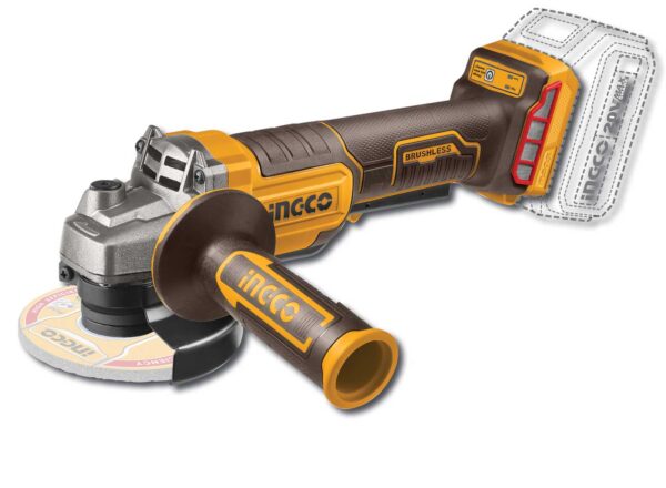 Smerigliatrice angolare 115mm a batteria 20V BL Motor Nuda