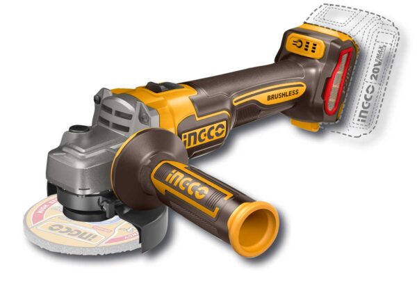 Smerigliatrice angolare 115mm a batteria 20V BL Motor Nuda