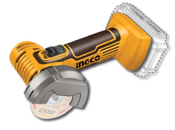 Mini smerigliatrice a batteria 20V diametro disco 76MM Nuda