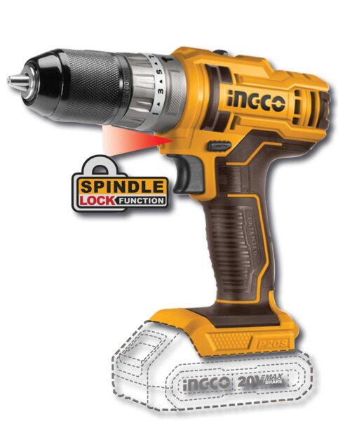 Trapano a percussione 20V a batteria Nudo