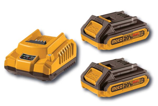 Battery pack con 2 batterie da 2ah + caricabatterie - immagine 2