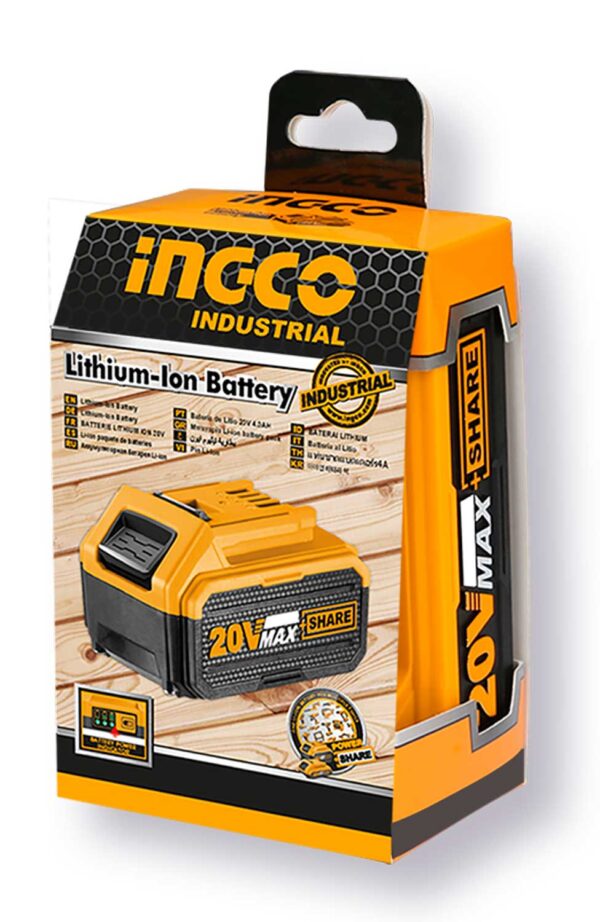 Batteria p20s 20v 5.0ah ingco - immagine 2