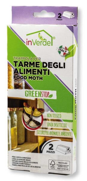 Trappola per le tarme degli alimenti 2pz pre-attivata