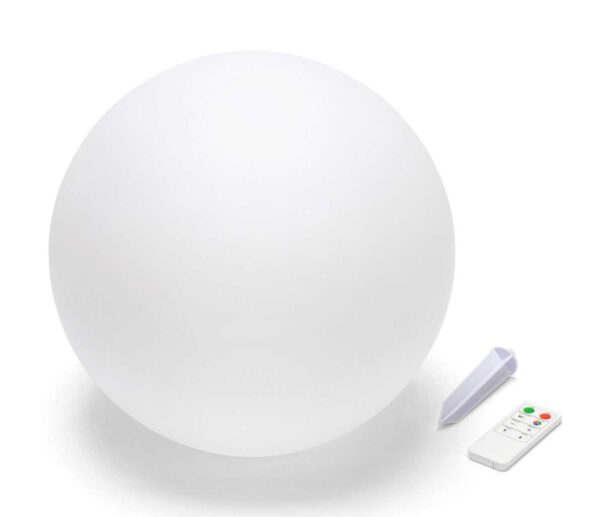 Sfera led RGB ricarica solare diametro cm 40 modello Solar Nova XXL
