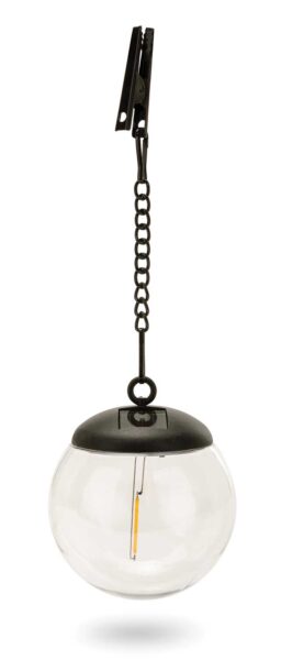 Sospensione ricarica solare led filament, d.10 cm. modello Joy