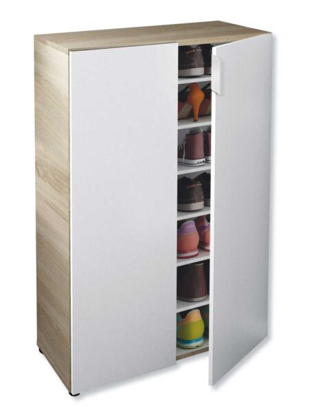 Mobile scarpiera 75x36x101h b.co artik e rov.canadian 6 piani e base