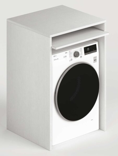 Coprilavatrice in kit bianco frassinato Laundry
