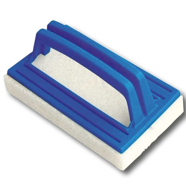 Spugna con manico per pulizia bordi piscina cm 14,5 x 8