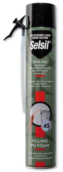 Schiuma Poliuretanica manuale 750ML Selsil SFM-705