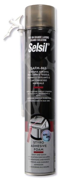 Schiuma Coppi e Tegole manuale 750ML Selsil SAFM-865