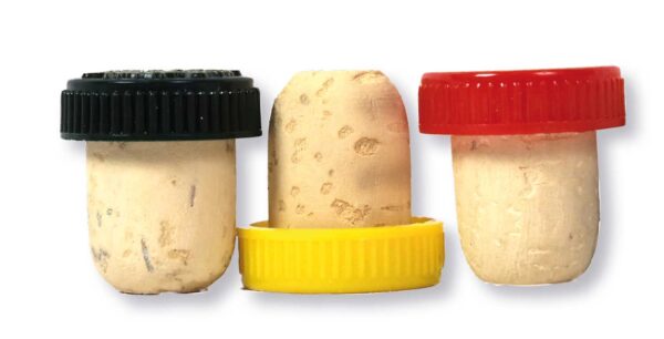 Tappo a fungo testa in plastica (6 pz)