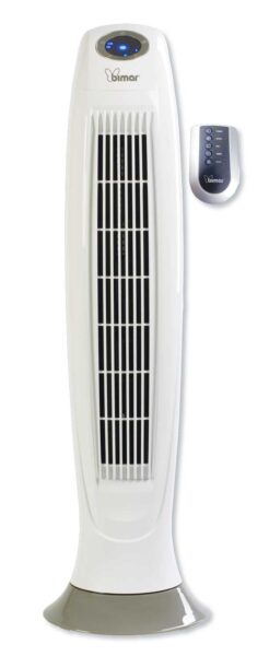 Ventilatore a colonna 90cm c/telecomando 60w bimar