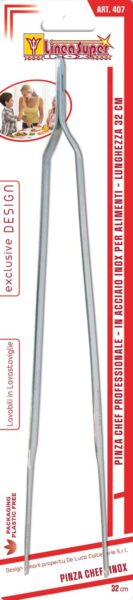 Pinza chef inox 18/10 cm.32