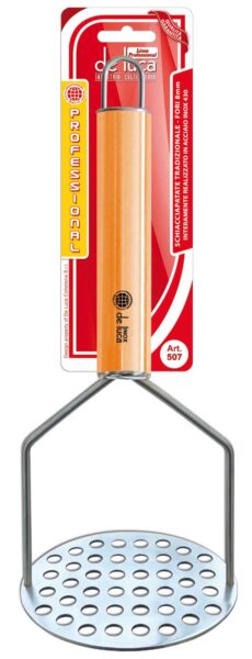Schiacciapatate inox con fori tradizionali